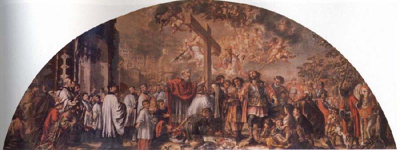 Juan de Valdes Leal Exaltation of the Cross Norge oil painting art
